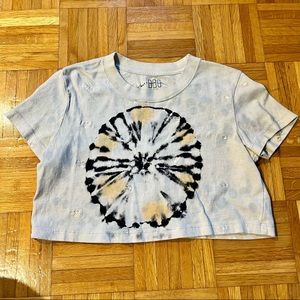 BDG Embroidered Tie Dye Top